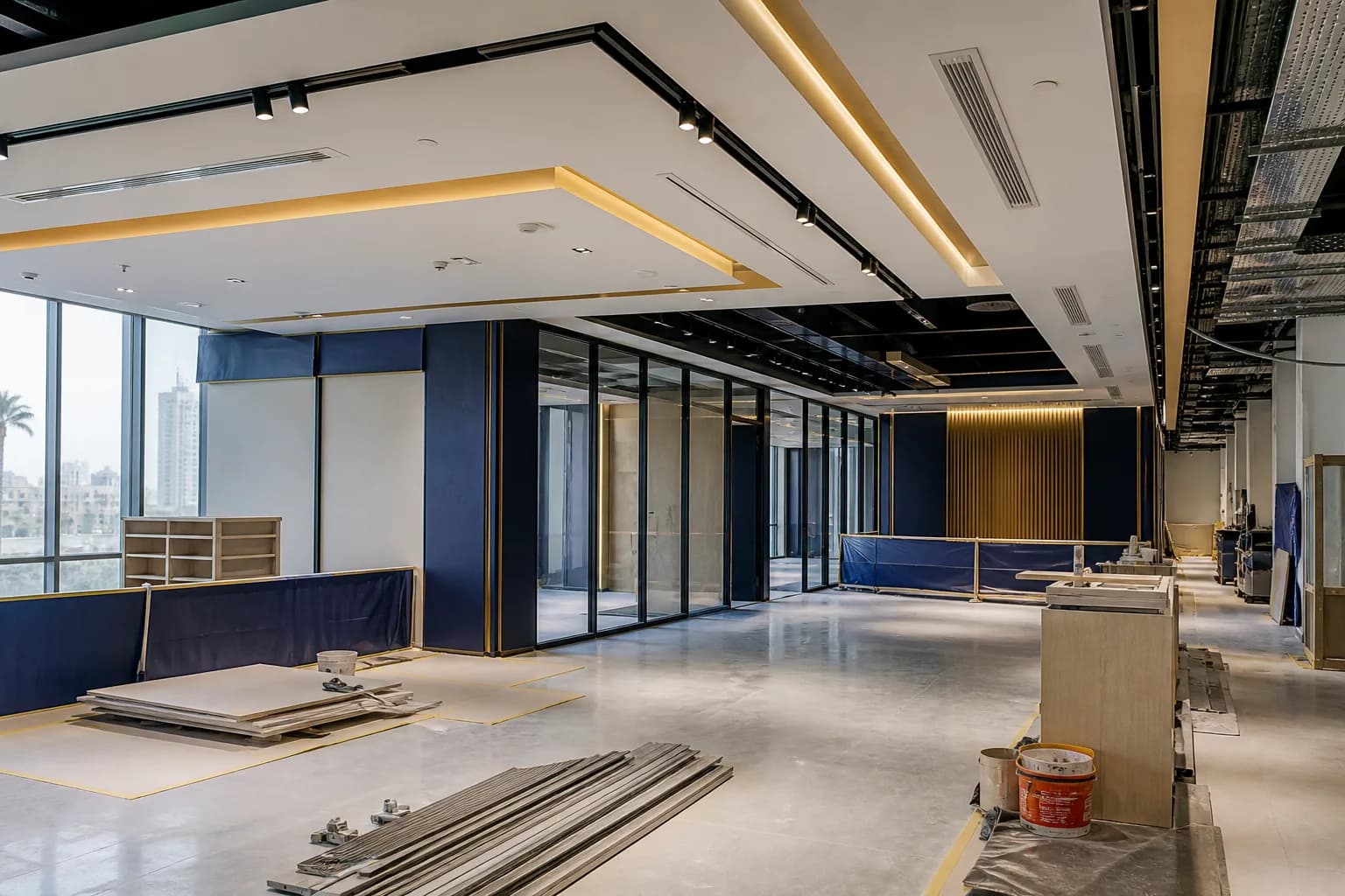 Modern commercial interior fit-out works — illustrative category image