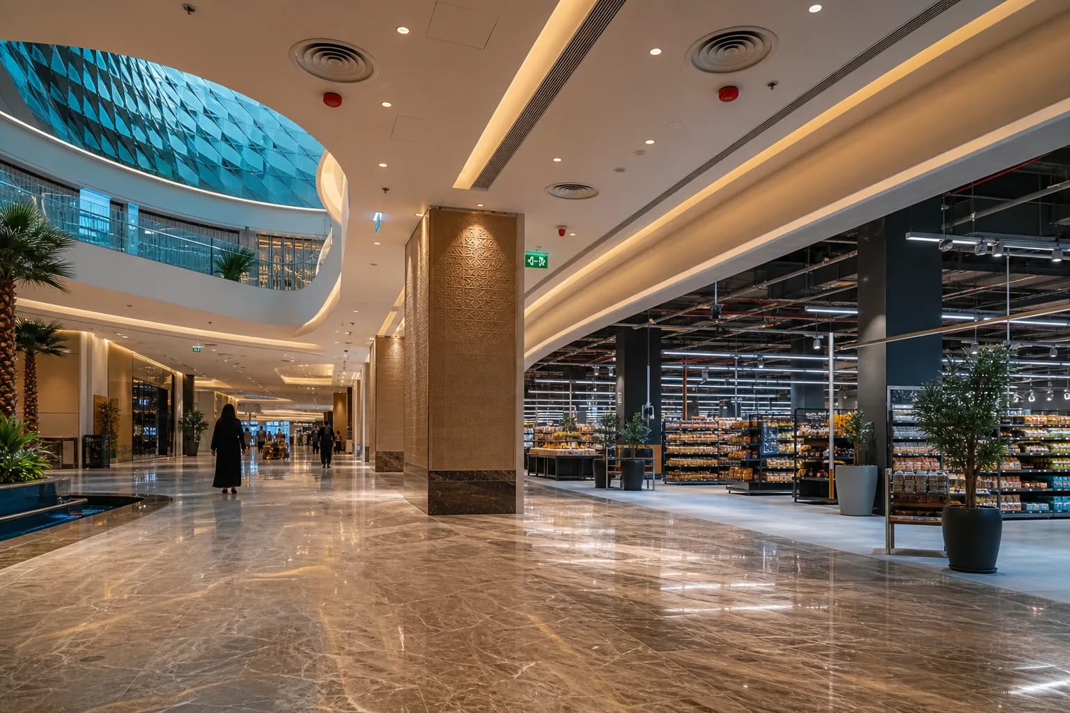 Modern mall and retail environment — illustrative sector image